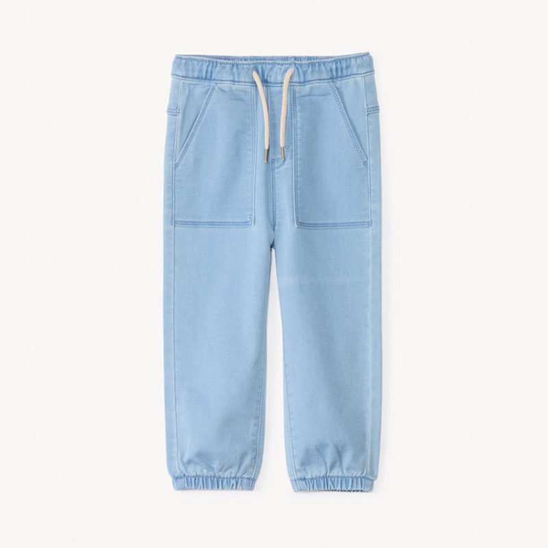 Jean jogger uni pour bébé garçon