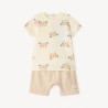 Ensemble 2 pièces t-shirt + short motifs oursons pour bébé g