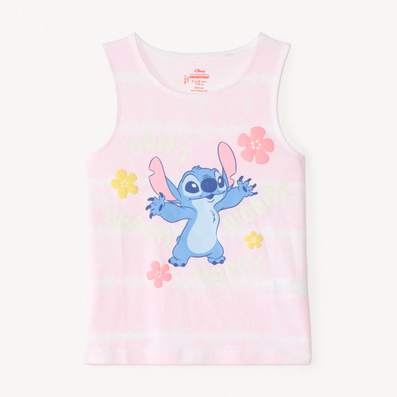 Débardeur tie and dye print Stitch Disney fille