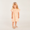 Ensemble 2 pièces robe + bandeau imprimé fantaisie pour bébé