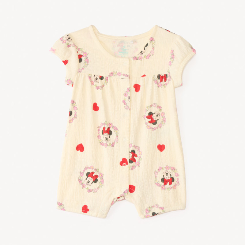Combinaison courte à manches bouffantes Minnie Disney pour b