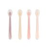 Lot de 4 cuillères en silicone Miamix - rose