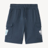 Short en maille style cargo badge Chase de la Pat'Patrouille