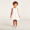 Robe sans manches imprimé fantaisie pour bébé fille