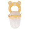 Grignoteur en silicone Miamix - Jaune