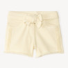 Short en jean avec détails brodés et ceinture à nouer fille