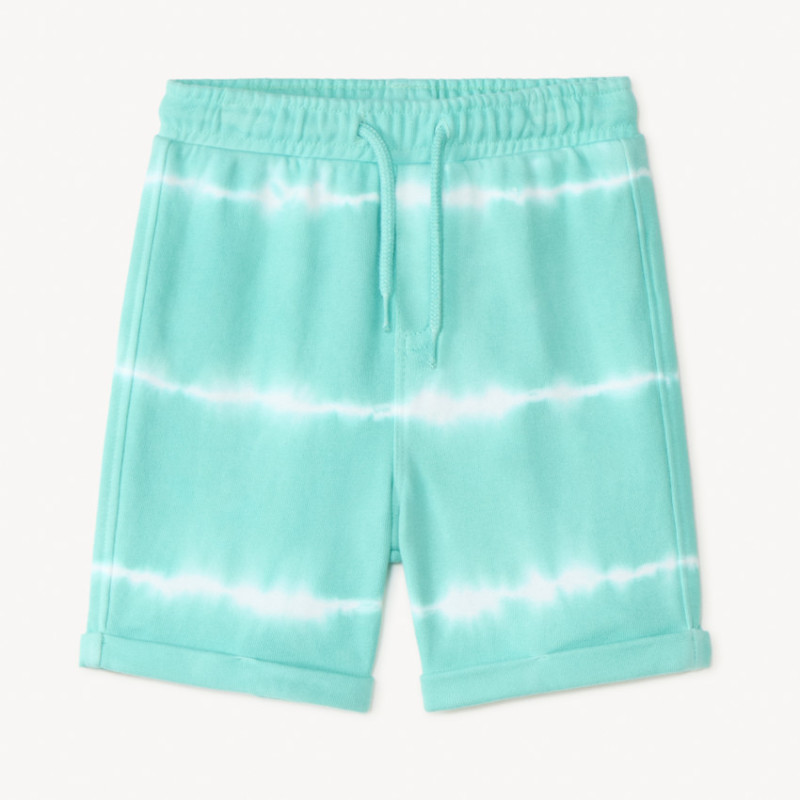 Short en maille effet tie and dye pour bébé garçon