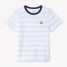T-shirt manches courtes à rayures horizontales garçon