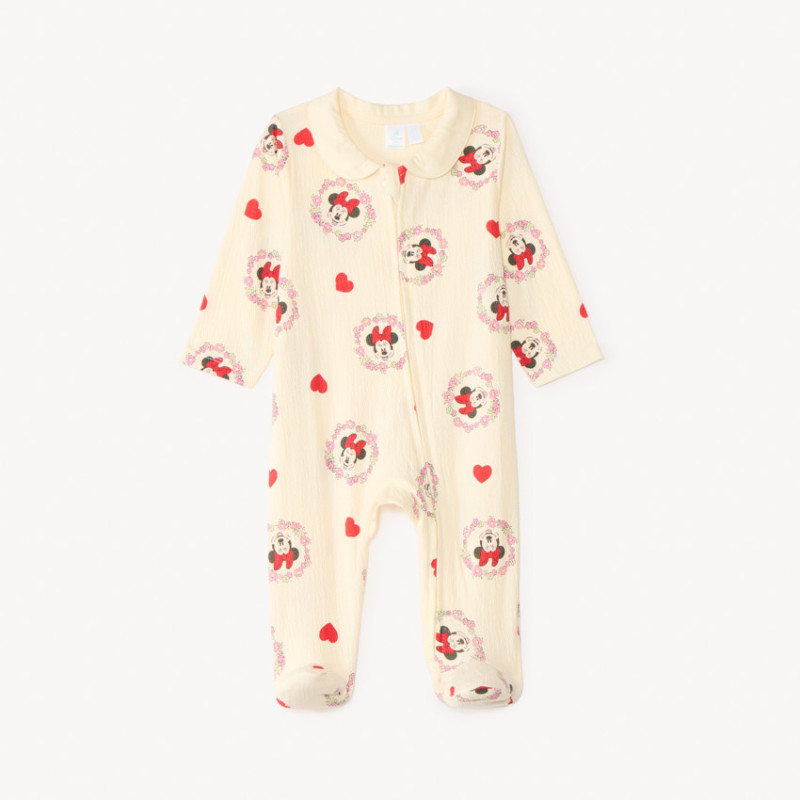 Dors-bien à col claudine Minnie Disney pour bébé fille