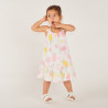 Robe à doubles bretelles imprimé citrons all-over pour bébé 