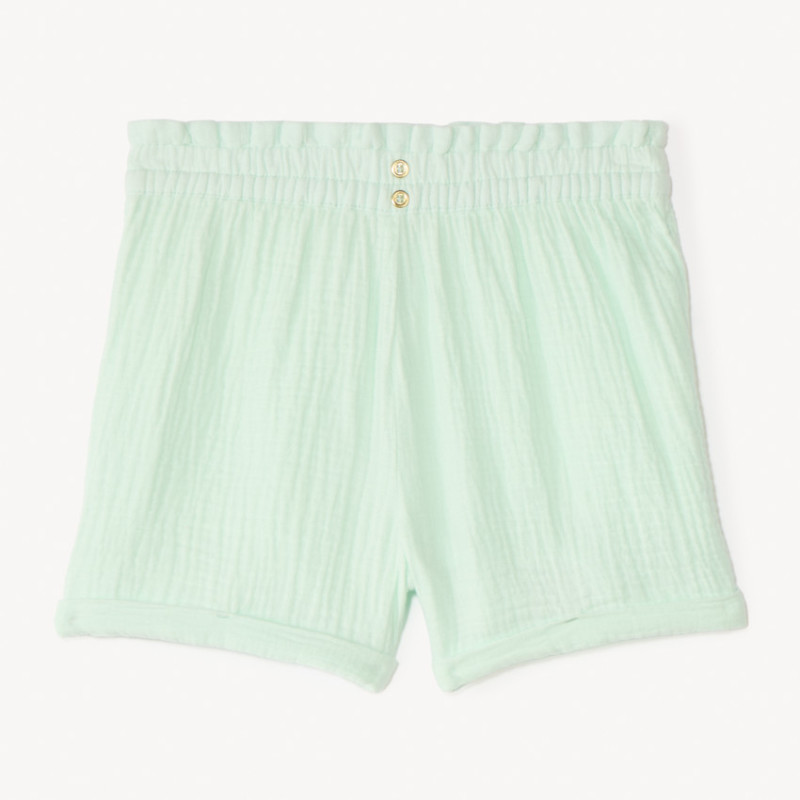 Short uni en double gaze fille