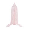 Ciel de lit en gaze de coton - Rose