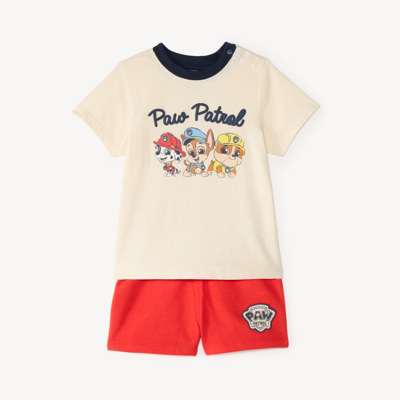 Ensemble 2 pièces t-shirt + short Pat'Patrouille pour bébé g