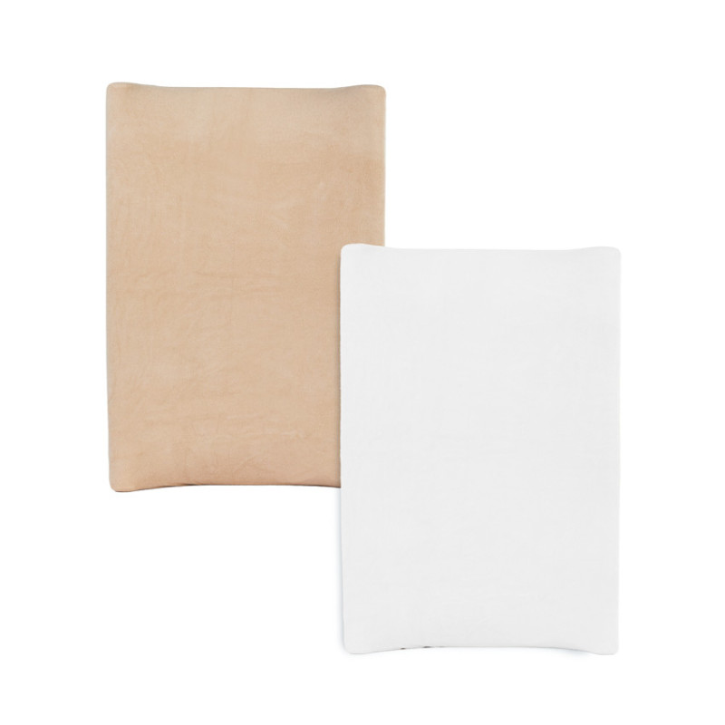 Lot de 2 housses de matelas à langer - 70 x 50 cm