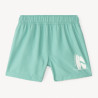 Short de bain uni print surf garçon