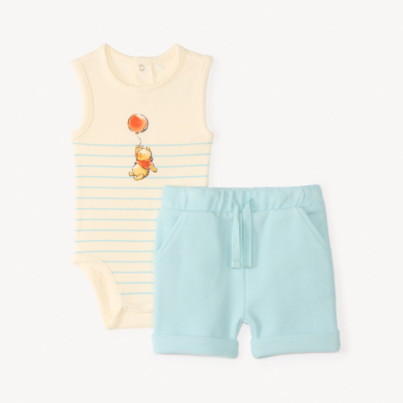 Ensemble 2 pièces body + short Winnie l’Ourson Disney pour b