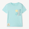 T-shirt manches courtes imprimé thème mer garçon