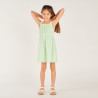Robe à bretelles en broderie anglaise fille