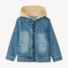 Veste en jean avec capuche amovible garçon