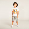 Bermuda en jean style cargo garçon