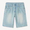 Short en jean clair garçon