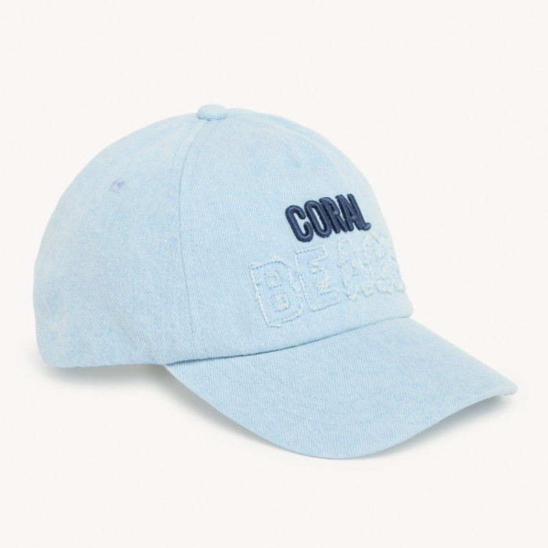 Casquette denim avec broderie garçon