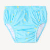 Couche-culotte de bain imprimé coquillages avec volants pour