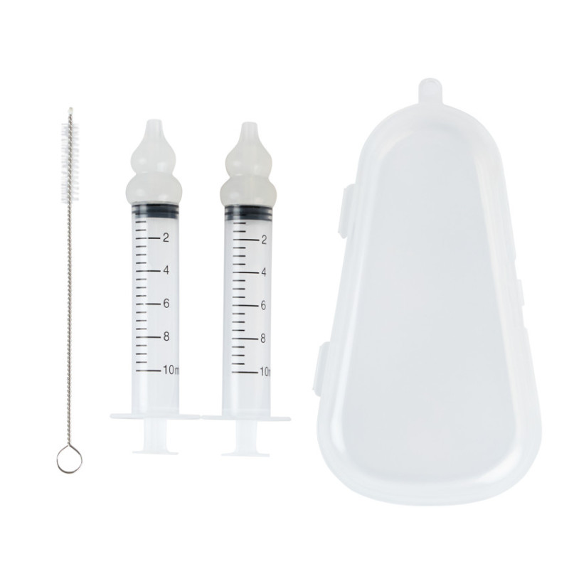 Set mouche bébé 2 seringues + goupillon + boîte de rangement