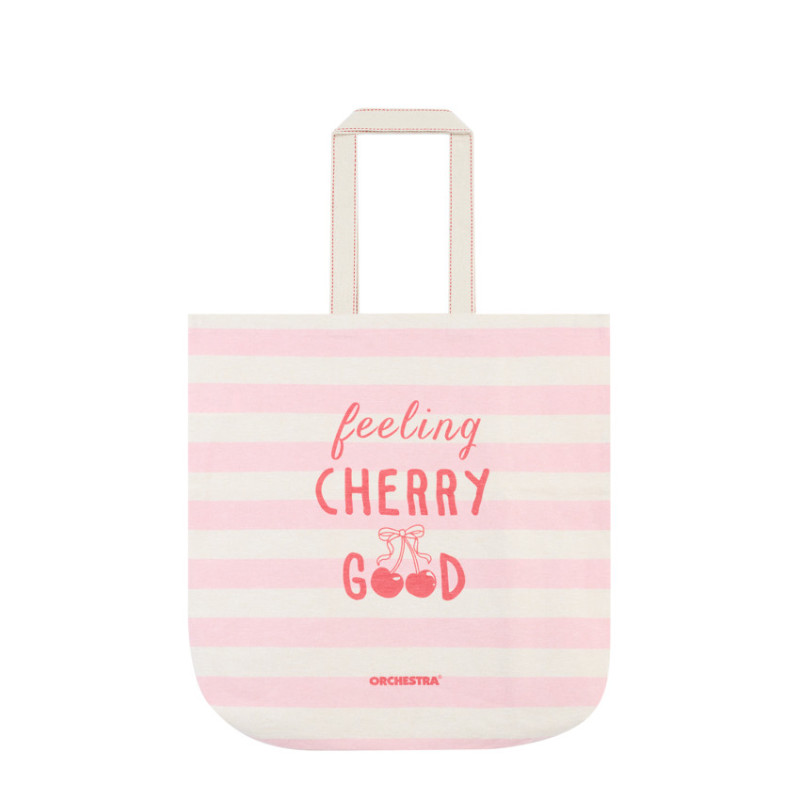 Tote Bag cherry à rayures