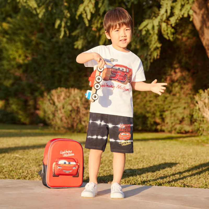 T-shirt manches courtes print lenticulaire Flash McQueen Dis