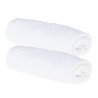 Lot de 2 draps housses - 60x120 cm