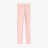 Legging côtelé uni à nœud fille