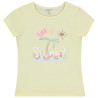 T-shirt manches courtes print fantaisie fille