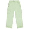 Jean overdyed large avec style cargo fille