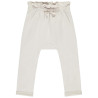 Pantalon de jogging uni avec nœud fantaisie pour bébé fille