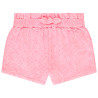 Short uni en broderie anglaise avec nœud pour bébé fille