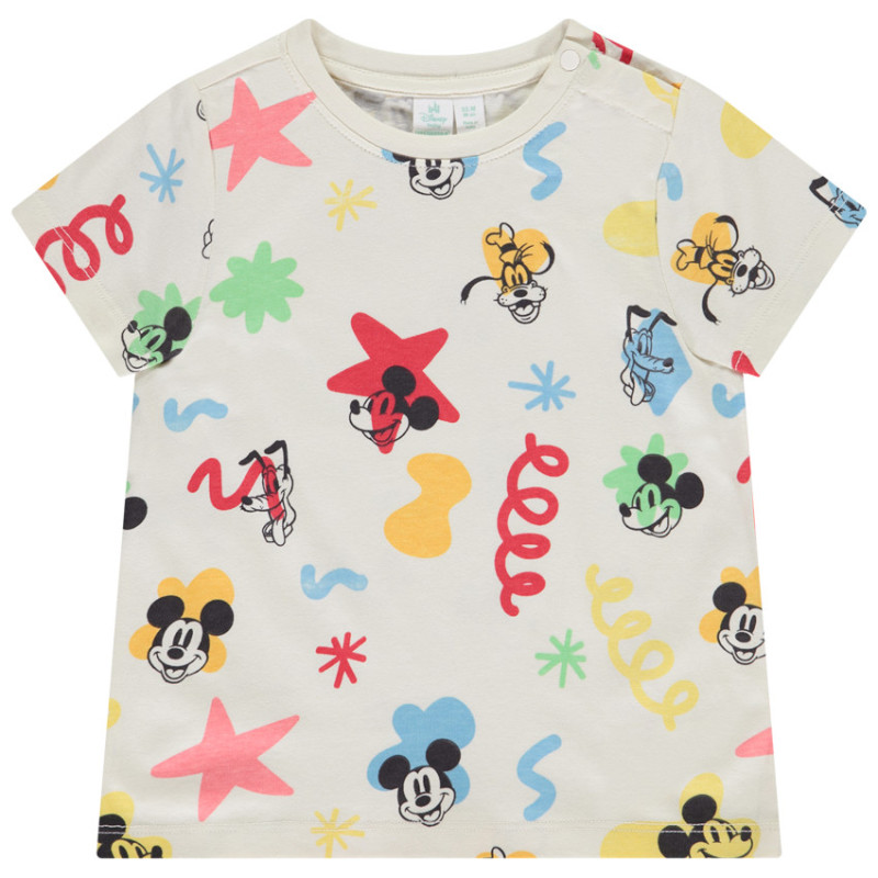 T-shirt manches courtes imprimé Mickey Disney pour bébé garç
