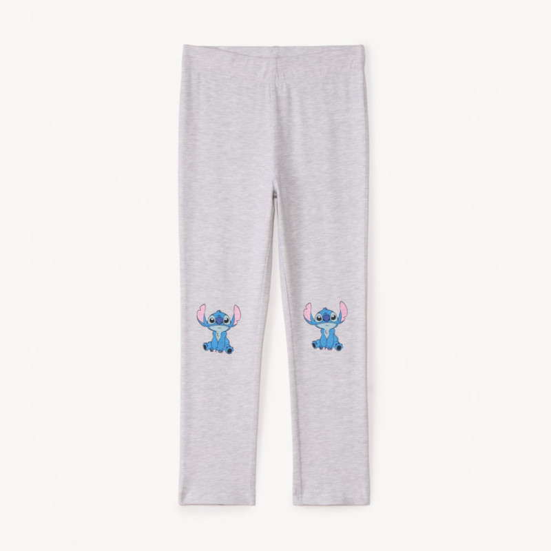 Legging uni print Stitch Disney fille