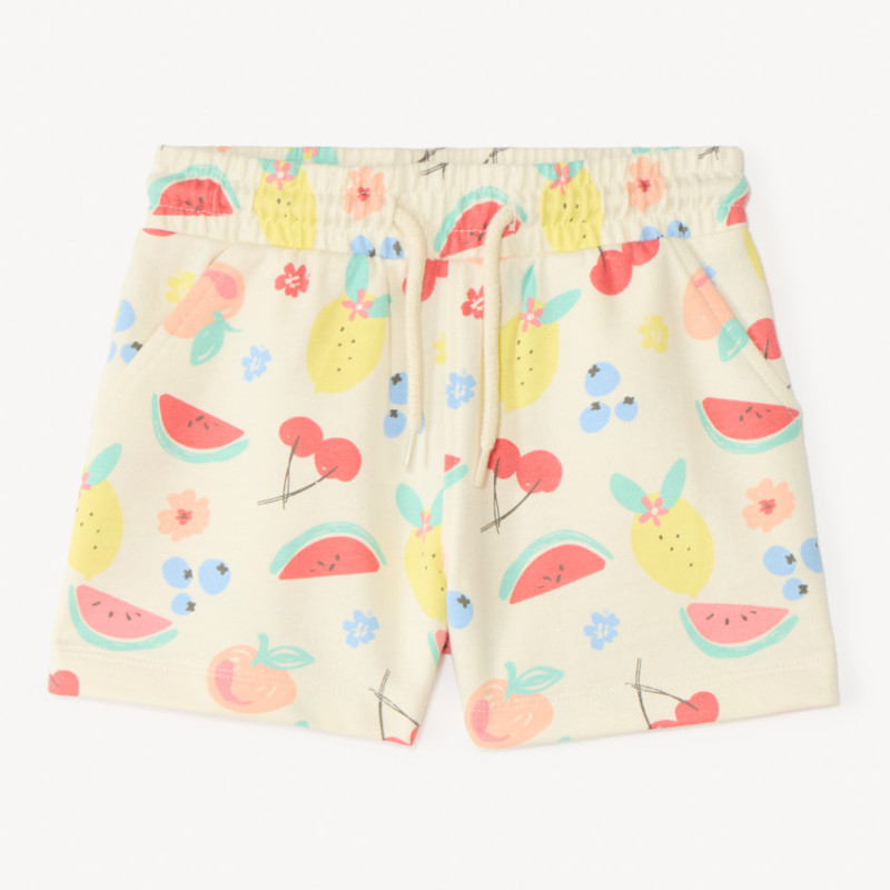 Short en molleton fantaisie fille