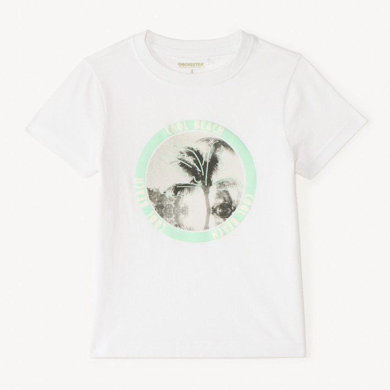 T-shirt manches courtes avec print fantaisie garçon