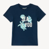 T-shirt manches courtes avec print fantaisie garçon