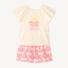 Ensemble 2 pièces t-shirt manches courtes + short motifs pal