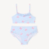 Maillot de bain 2 pièces motif cerise fille