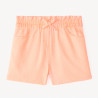 Short en toile coloris uni fille