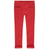 Pantalon slim en twill effet crinkle garçon