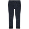 Pantalon slim en twill effet crinkle garçon
