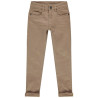 Pantalon slim en twill effet crinkle garçon