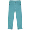 Pantalon slim en twill effet crinkle garçon