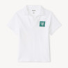 Polo manches courtes uni print vacances garçon