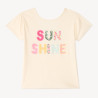 T-shirt manches courtes à sequins fille